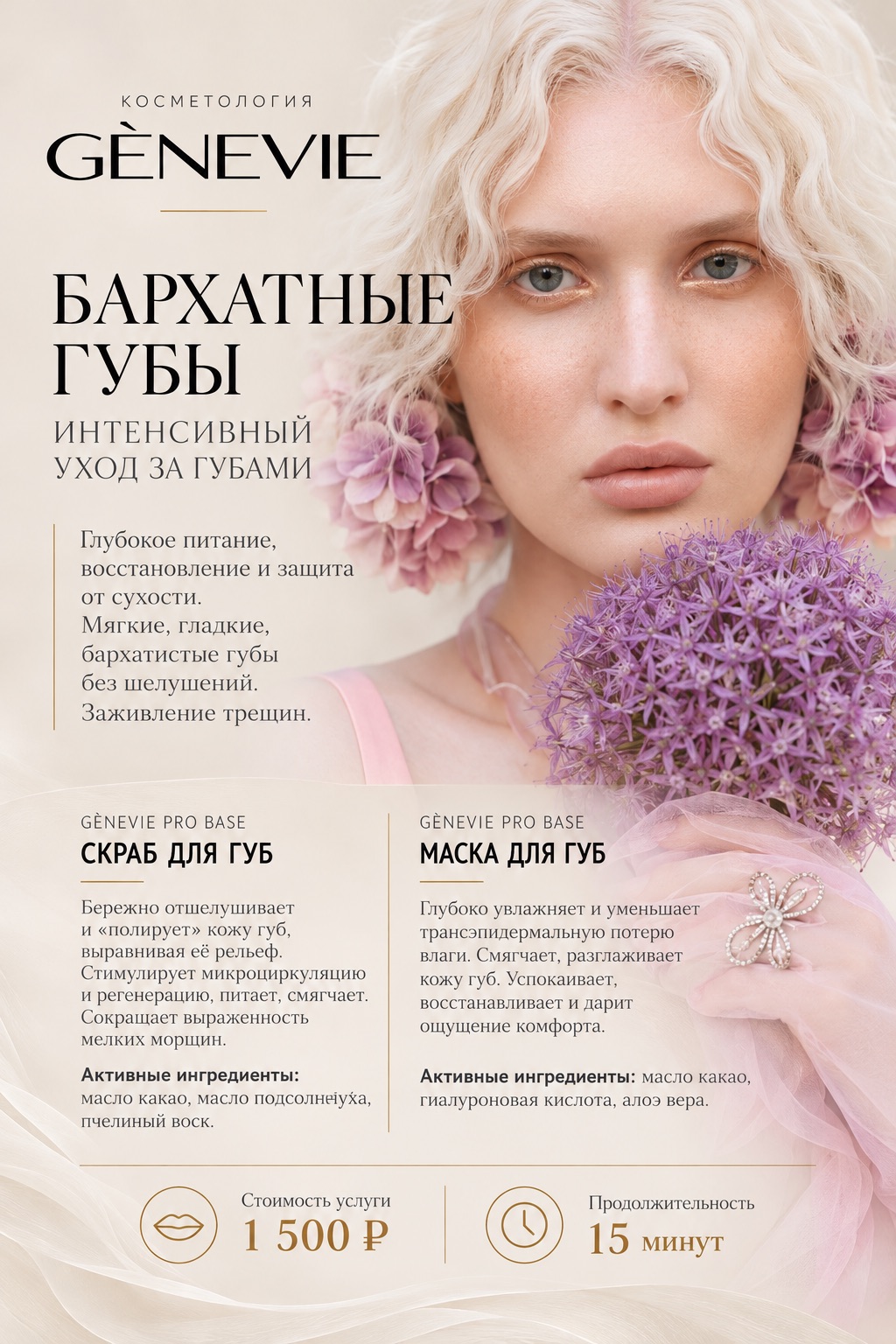 «Бархатные губы» — интенсивный уход за губами